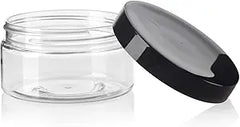 4 oz. Low Profile Plastic Jars with Lids