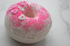 Pink Sugar Bath Bomb Donut